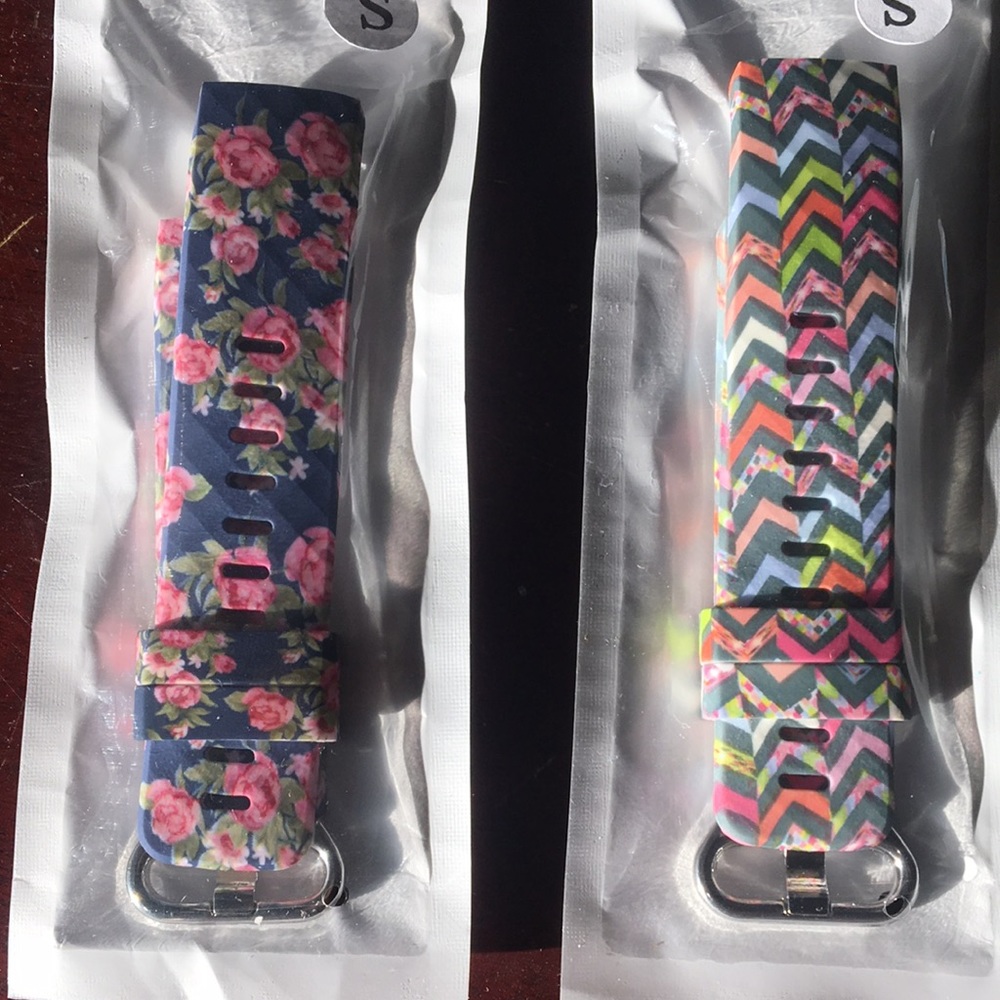 NWOT Watch bands for the Fitbit Charge 3. Size small (fits 5.5-6.5”).